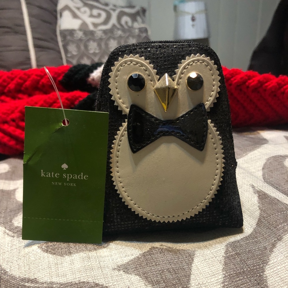 Kate spade penguin change purse